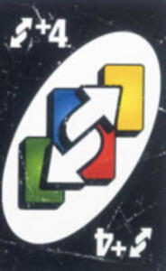 Skift retning og træk 4 kort​