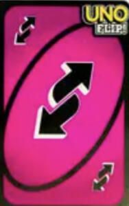uno flip kort