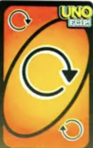 uno flip kort betydning