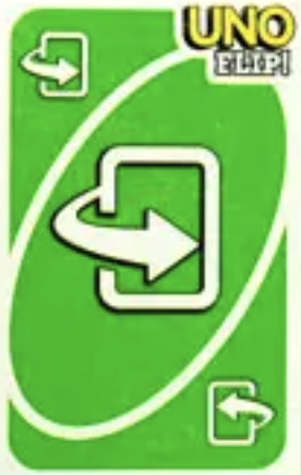 uno flip kort betydning